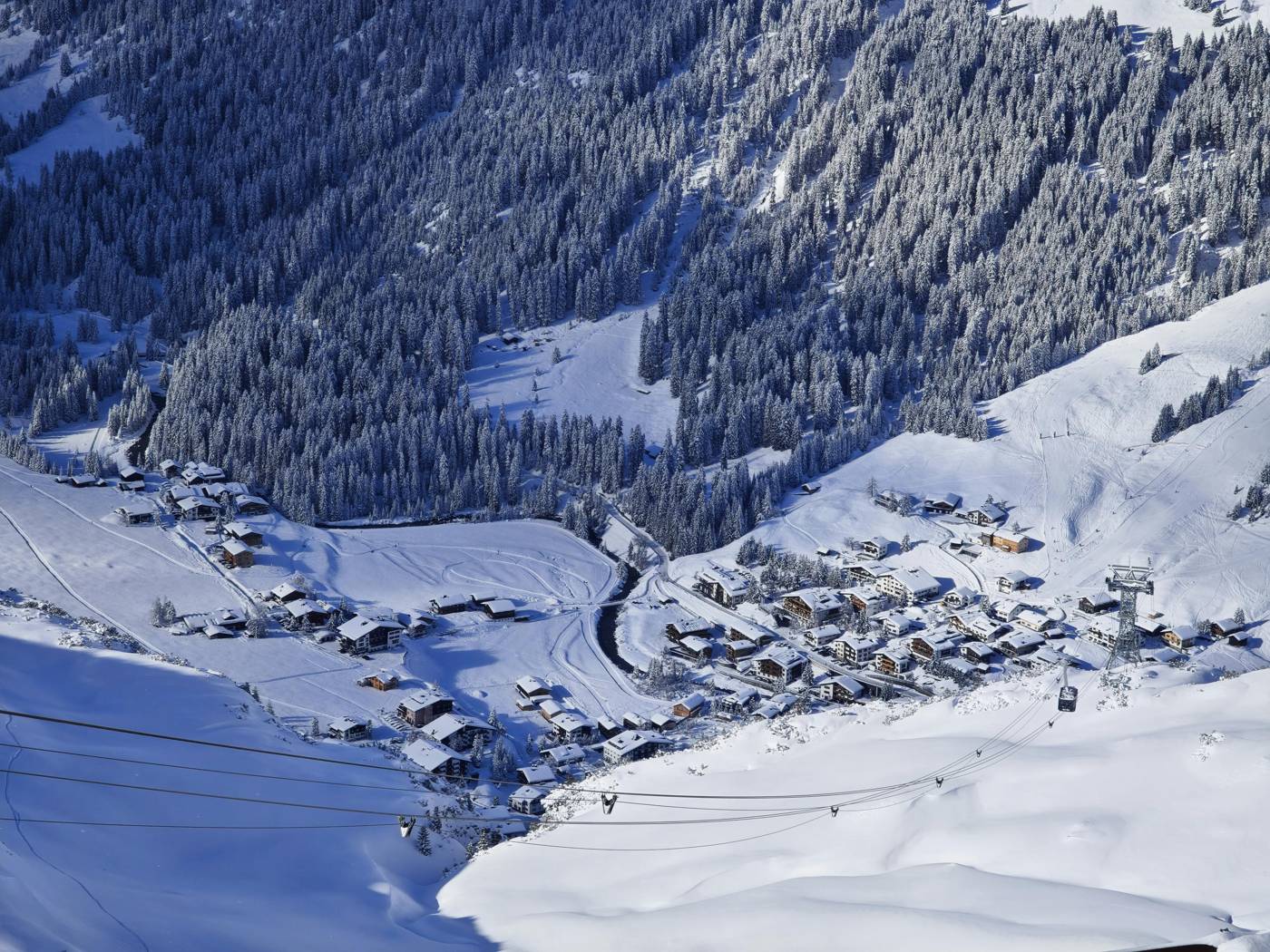 Valmorel resort and slopes